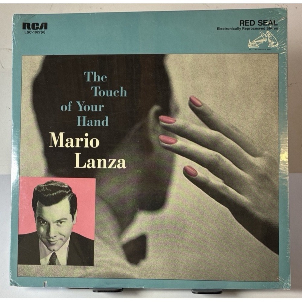 Sealed! 12" LP Mario Lanza The Touch Of Your Hand RCA Red Seal Reissue (L34)